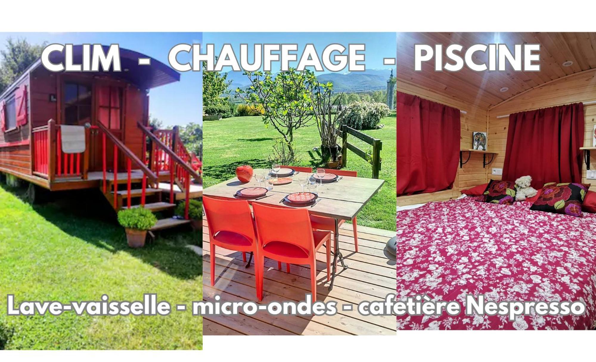 La Roulotte Du Cagire - 4 Pers - Pyrenees *